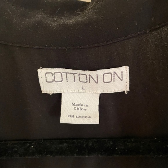 Black see thru maxi dress Cotton On - Picture 3 of 4